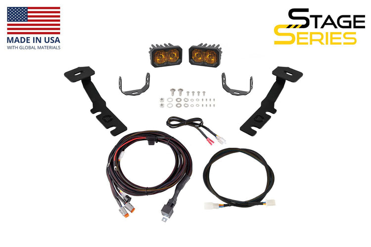 Stage Series Backlit Ditch Light Kit for 2019-2025 Toyota RAV4-2