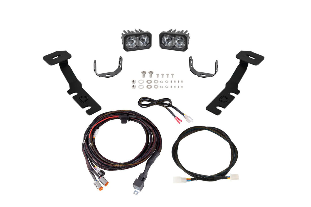 Stage Series Backlit Ditch Light Kit for 2019-2025 Toyota RAV4-3