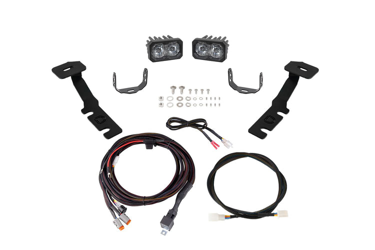 Stage Series Backlit Ditch Light Kit for 2019-2025 Toyota RAV4-3