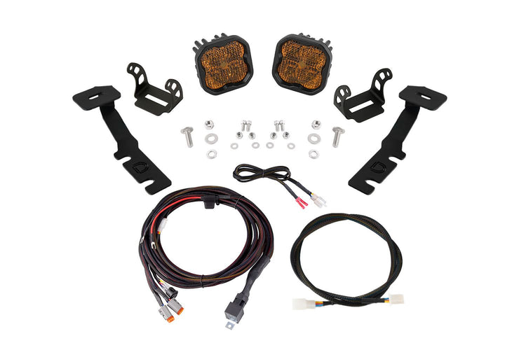 Stage Series Backlit Ditch Light Kit for 2019-2025 Toyota RAV4-4