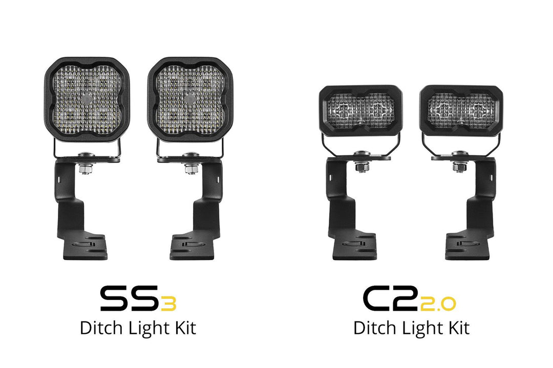 Stage Series Backlit Ditch Light Kit for 2019-2025 Toyota RAV4-6