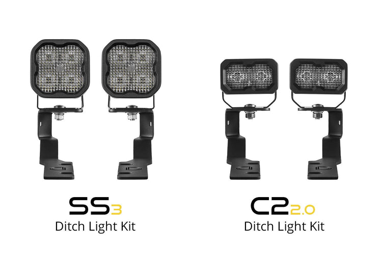 Stage Series Backlit Ditch Light Kit for 2019-2025 Toyota RAV4-6