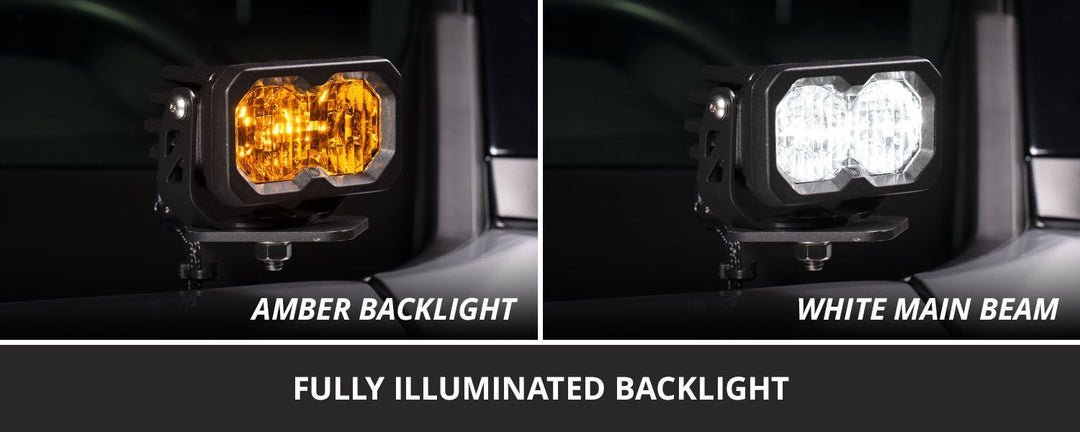 Stage Series Backlit Ditch Light Kit for 2019-2025 Toyota RAV4-9