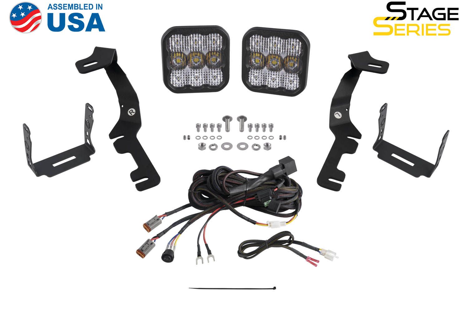 Stage Series Backlit Ditch Light Kit for 2019+ Ram 1500-DD7604-9