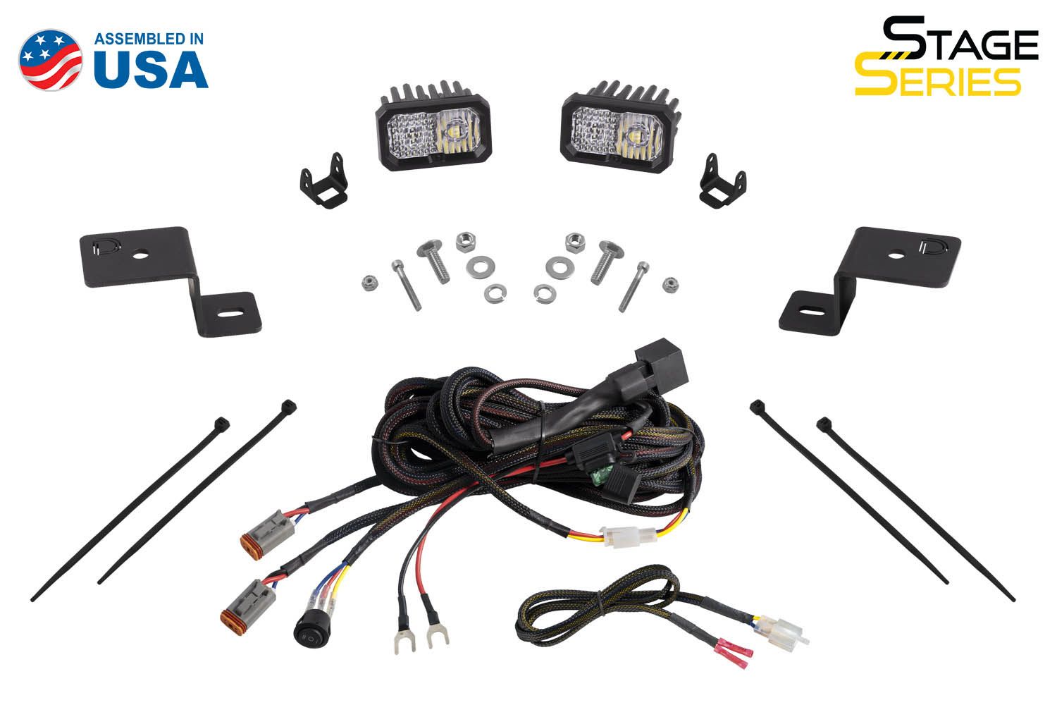 Stage Series Backlit Ditch Light Kit for 2021-2023 Ford F-150-DD7365