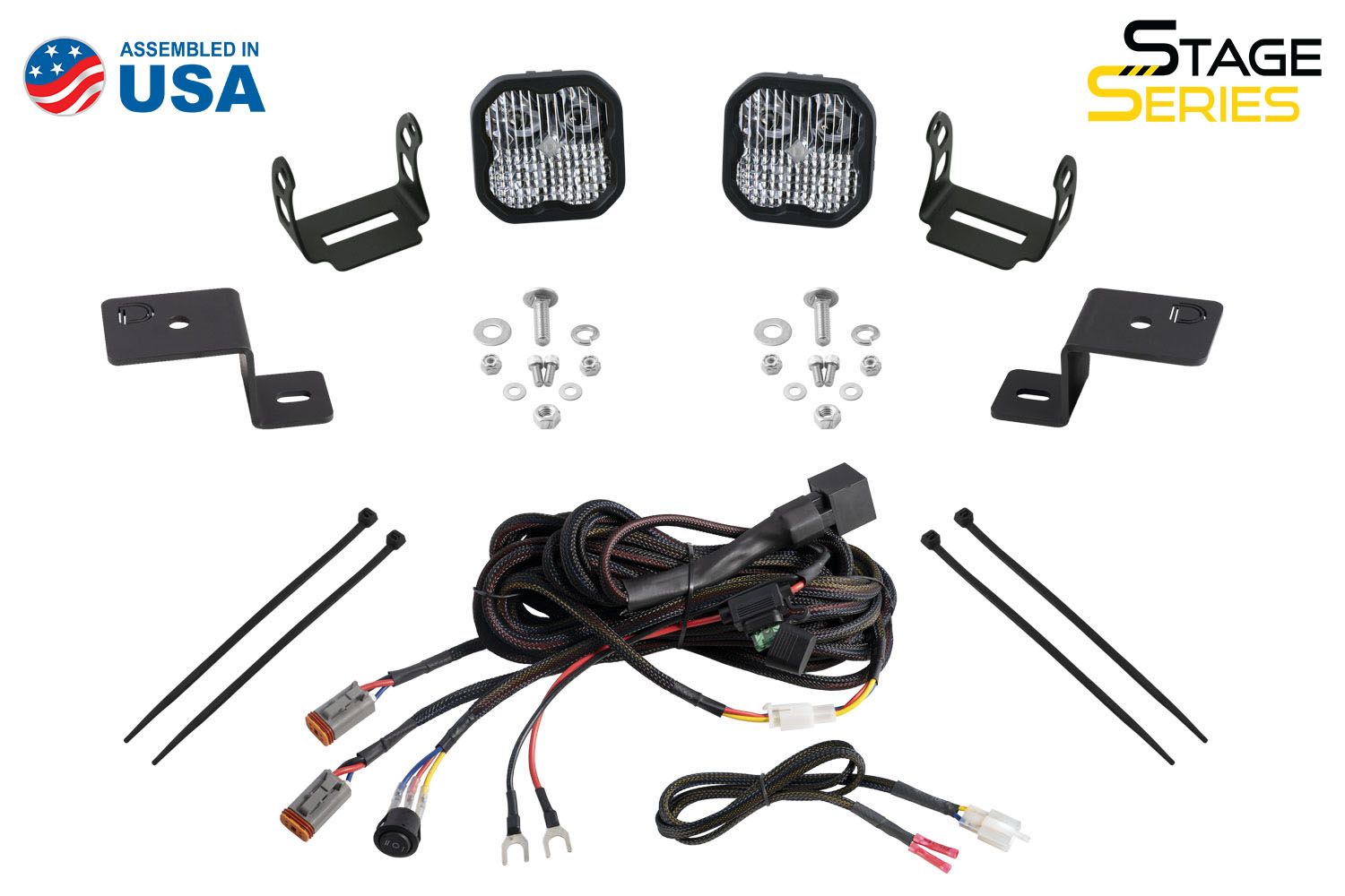 Stage Series Backlit Ditch Light Kit for 2021-2023 Ford F-150-DD7369