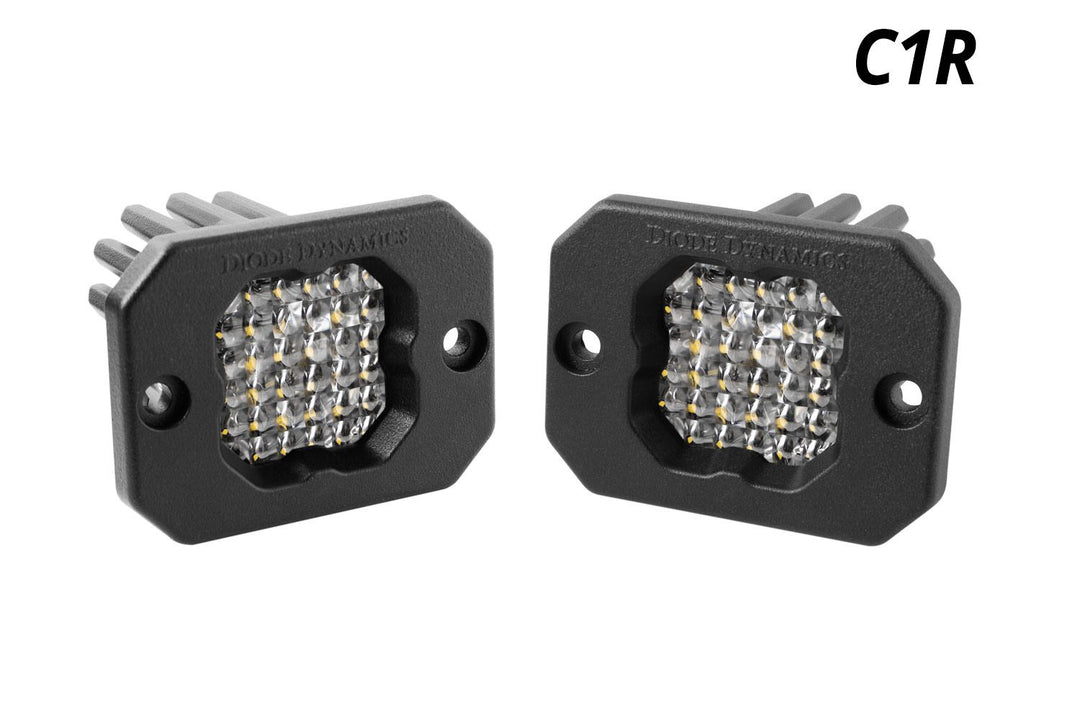 Stage Series C1R White Flood Flush Mount LED Pod-3