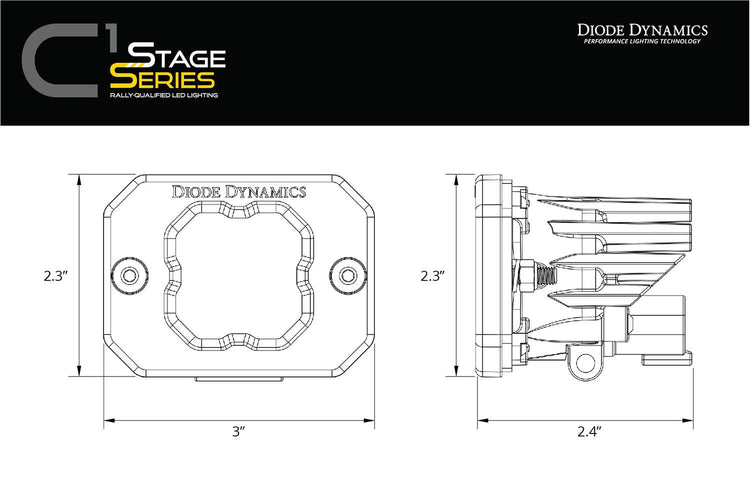 Stage Series Flush Mount Reverse Light Kit-