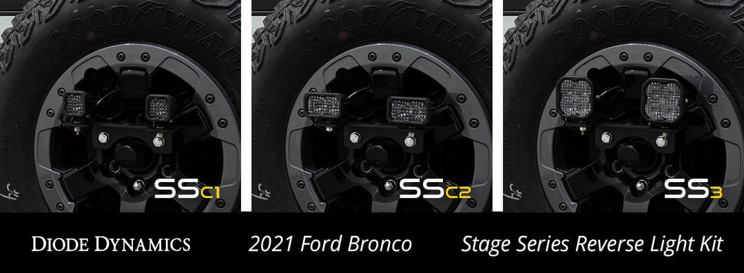 Stage Series Reverse Light Bracket Kit for 2021+ Bronco-2