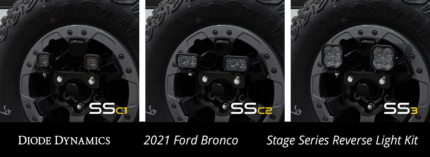 Stage Series Reverse Light Bracket Kit for 2021+ Bronco-2
