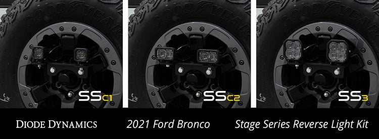 Stage Series Reverse Light Bracket Kit for 2021+ Bronco-2