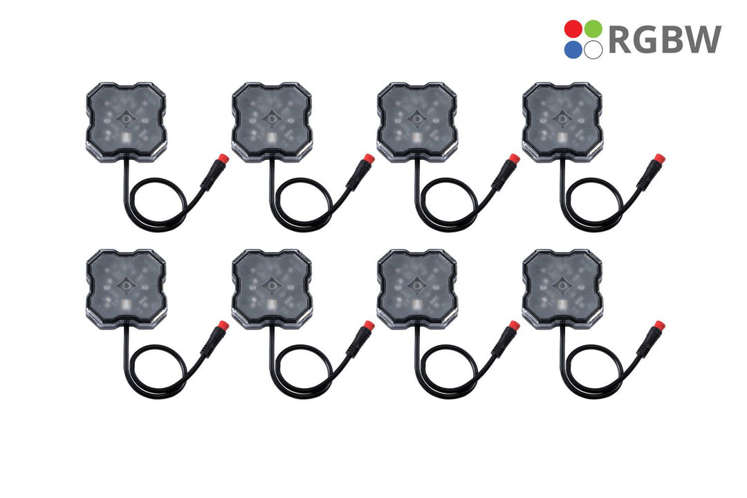 Stage Series RGBW LED Rock Light (8-pack)-DD7454