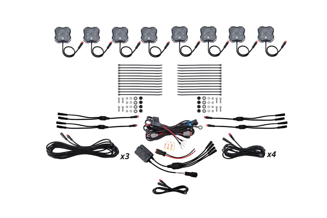 Stage Series RGBW LED Rock Light Kit (8-Pack)-DD7744C-3