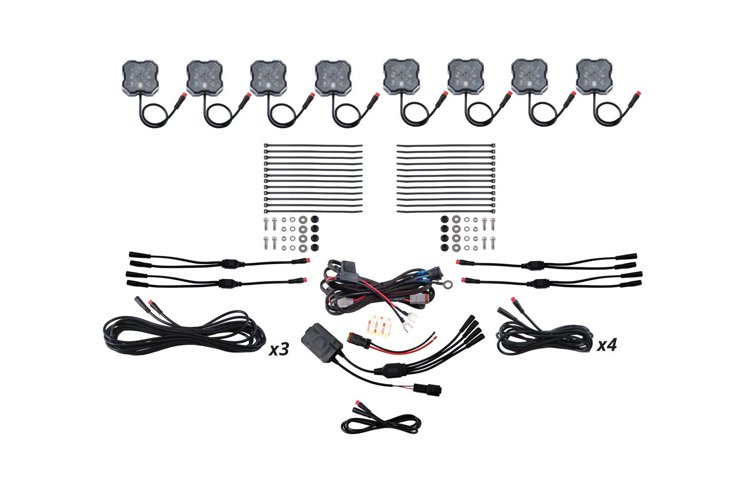 Stage Series RGBW LED Rock Light Kit (8-Pack)-DD7744C-3