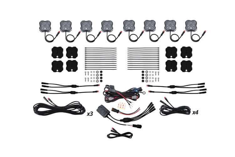 Stage Series RGBW LED Rock Light Kit (8-Pack)-DD7745C-4