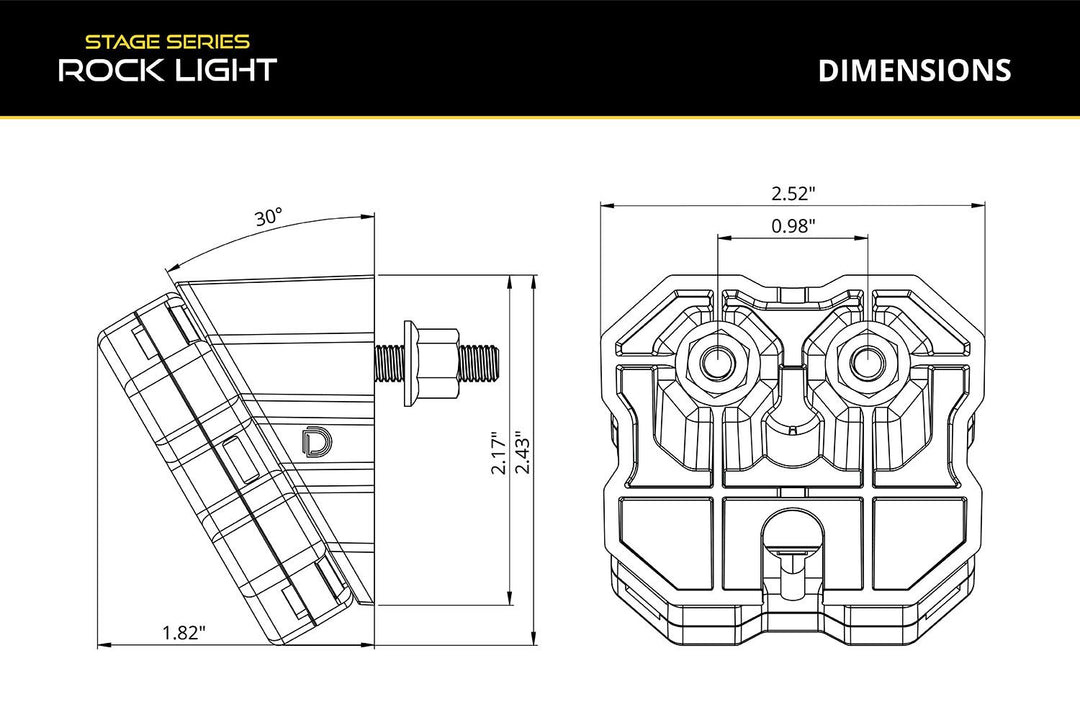 Stage Series Rock Light Rack Mount (one)-5