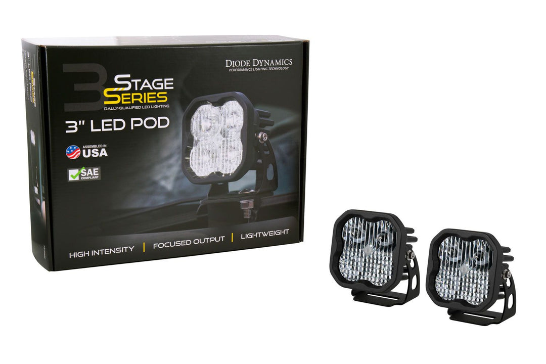 Stage Series SS3 Backlit Ditch Light Kit for 2021+ Ford Bronco-5