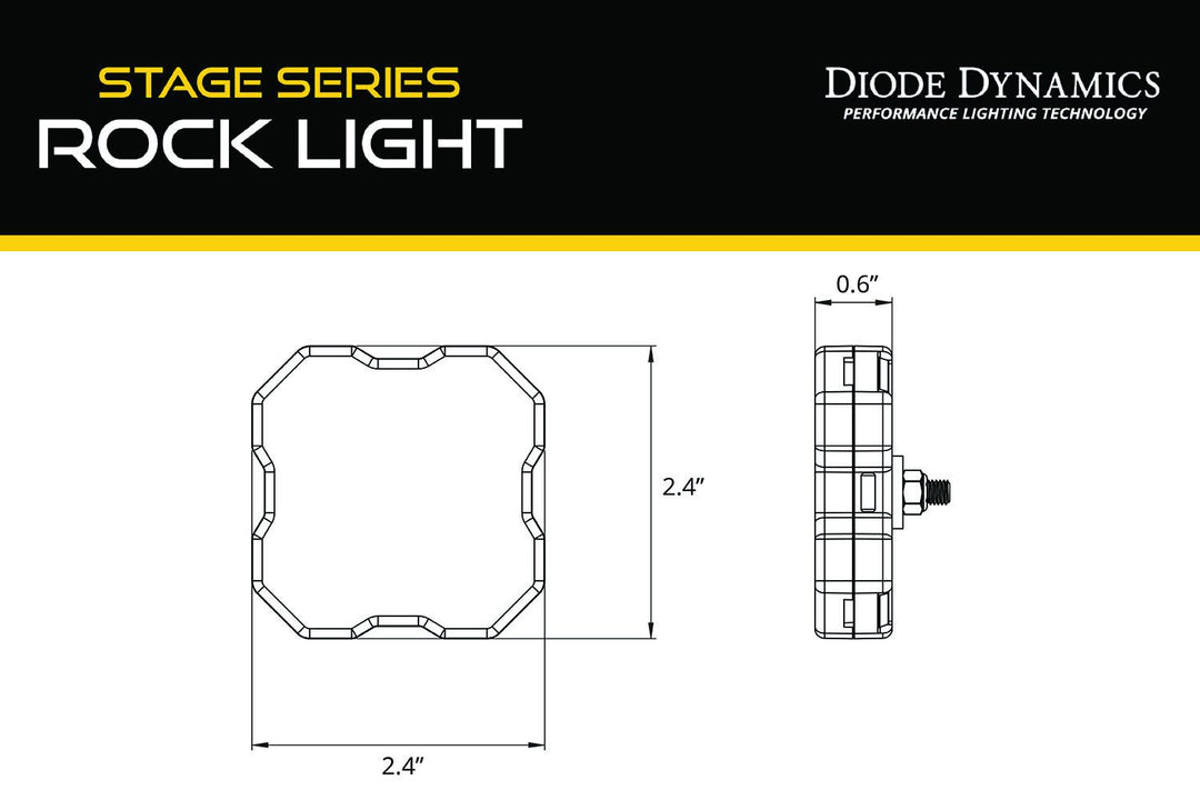 Stage Series Single-Color LED Rock Light Kit (12-Pack)