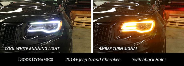 Switchback LED Halos for 2014-2021 Jeep Grand Cherokee-4