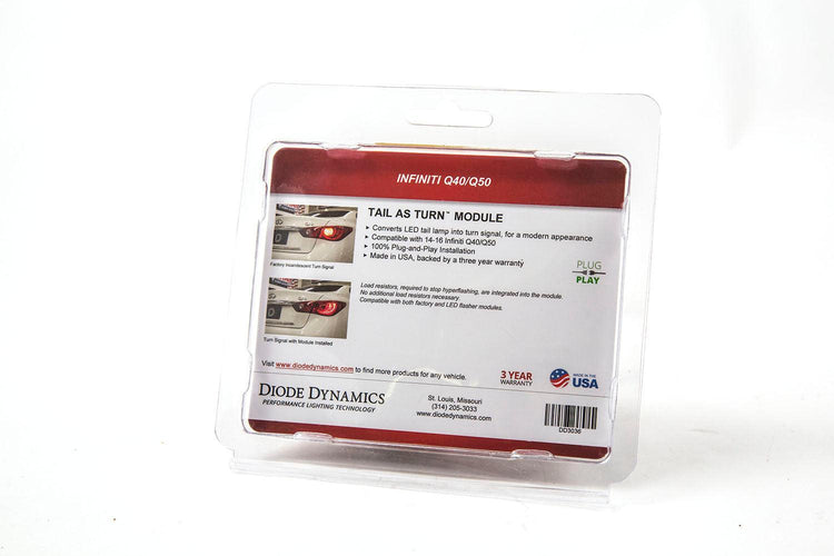 Tail as Turn Module 2014-2017 Infiniti Q50 Sedan (Pair) Diode Dynamics-3