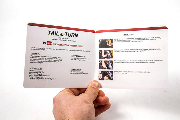 Tail as Turn Module 2014-2017 Infiniti Q50 Sedan (Pair) Diode Dynamics-5