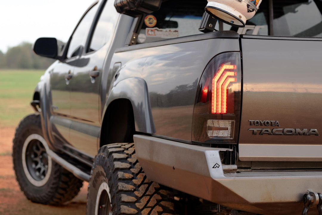 Toyota Tacoma (05-15): Morimoto XB LED Tail Lights (Clear)-1