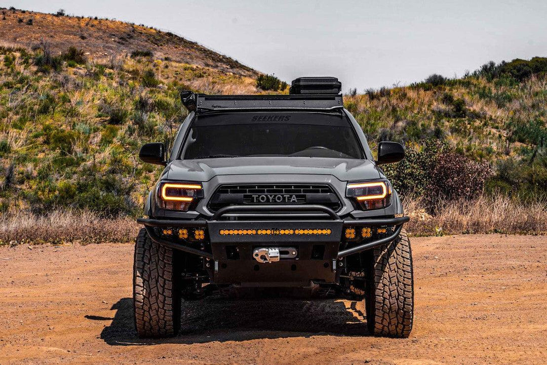 Toyota Tacoma (12-15): Morimoto XB Hybrid LED Headlights (Amber DRL)-1