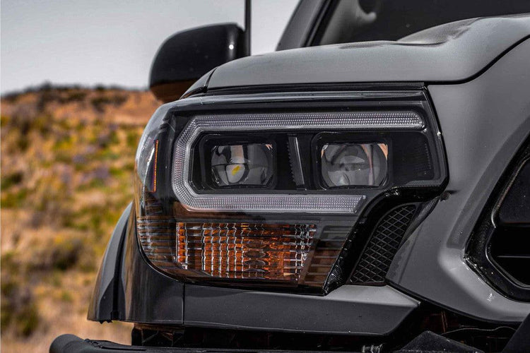 Toyota Tacoma (12-15): Morimoto XB Hybrid LED Headlights (Amber DRL)-11