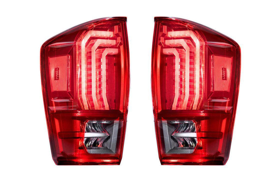 Toyota Tacoma 16+: Morimoto XB LED Tails (Pair / Red Lens)-2