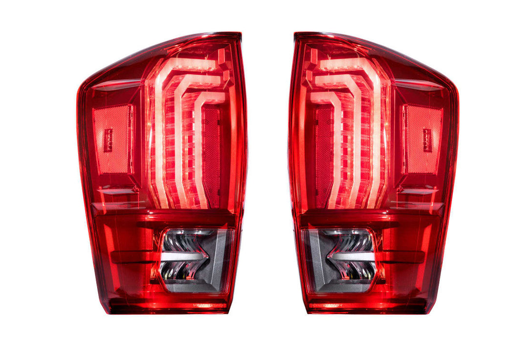 Toyota Tacoma 16+: Morimoto XB LED Tails (Pair / Red Lens)-LF703