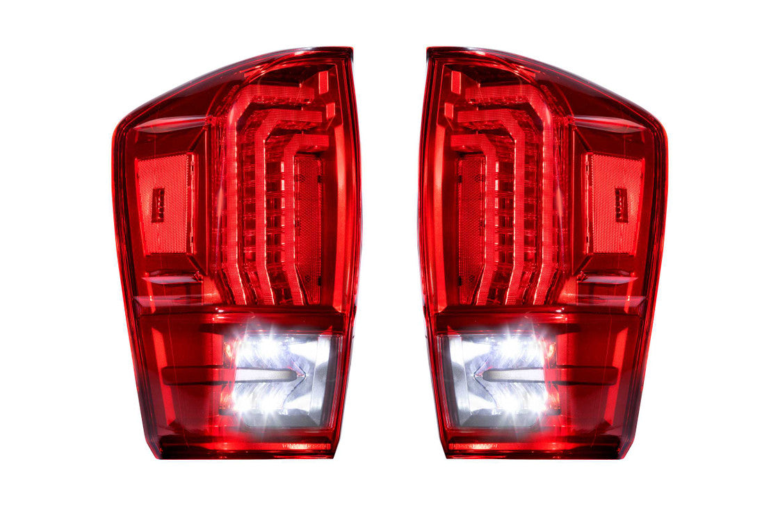 Toyota Tacoma 16+: Morimoto XB LED Tails (Pair / Red Lens)-LF703