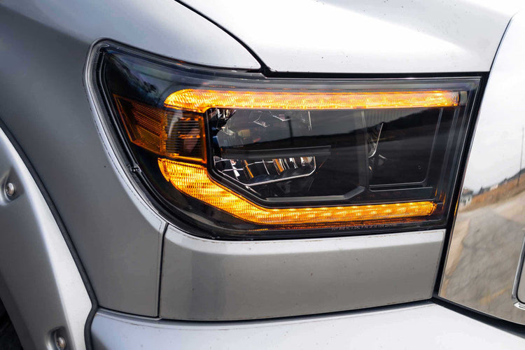 Toyota Tundra (07-13): Morimoto XB LED Headlights (Amber DRL)-LF533-A-ASM