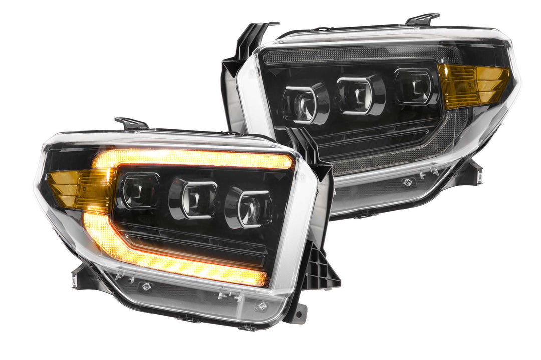 Toyota Tundra (14-21): Morimoto XB LED Headlights (Amber DRL /Gen 2)-LF532.2-A-ASM