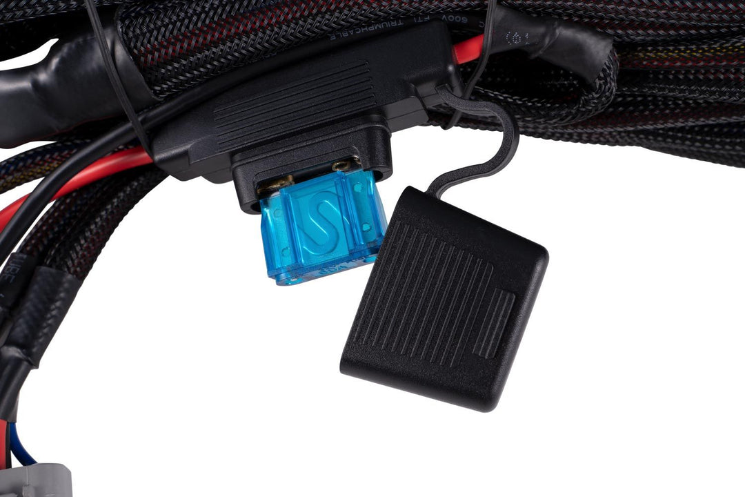 Ultra Heavy Duty Dual Output 4-pin Wiring Harness (with backlight)-3