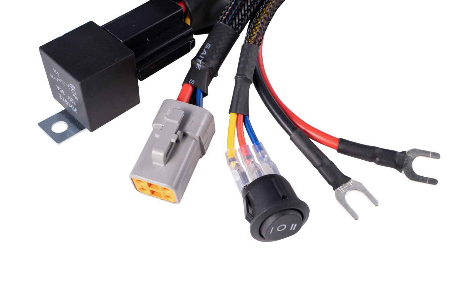 Ultra Heavy Duty Single Output 4-pin Wiring Harness (with backlight)-DD4123