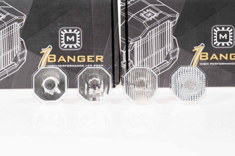 White: Morimoto 1Banger Replacement Lens Optics-1