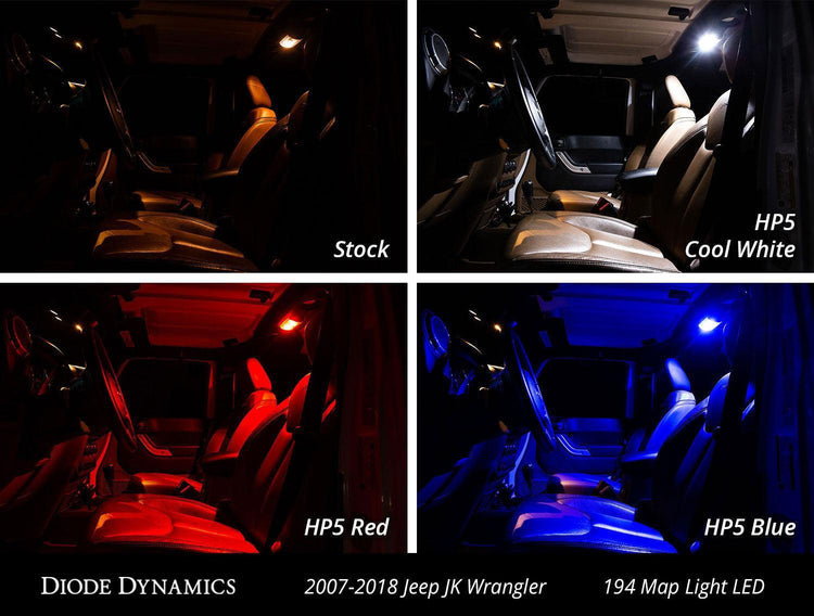 Wrangler JK 4dr Interior Kit Diode Dynamics-4