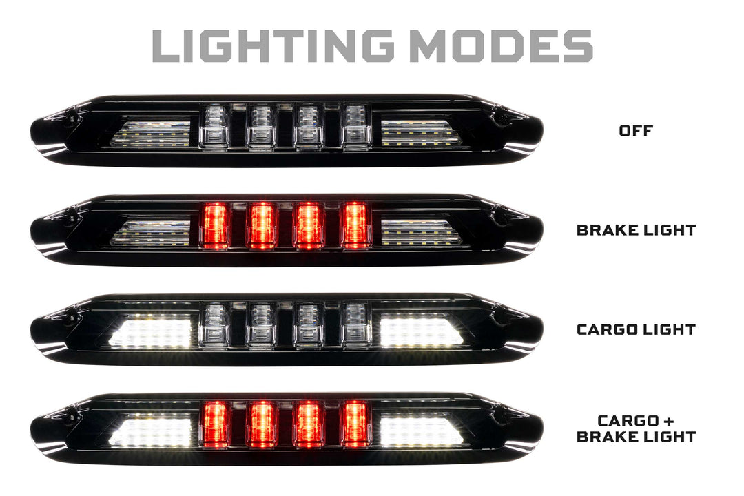 X3B LED Third Brake Light: 07-14 Silverado/ Sierra/ Hummer H3T-4
