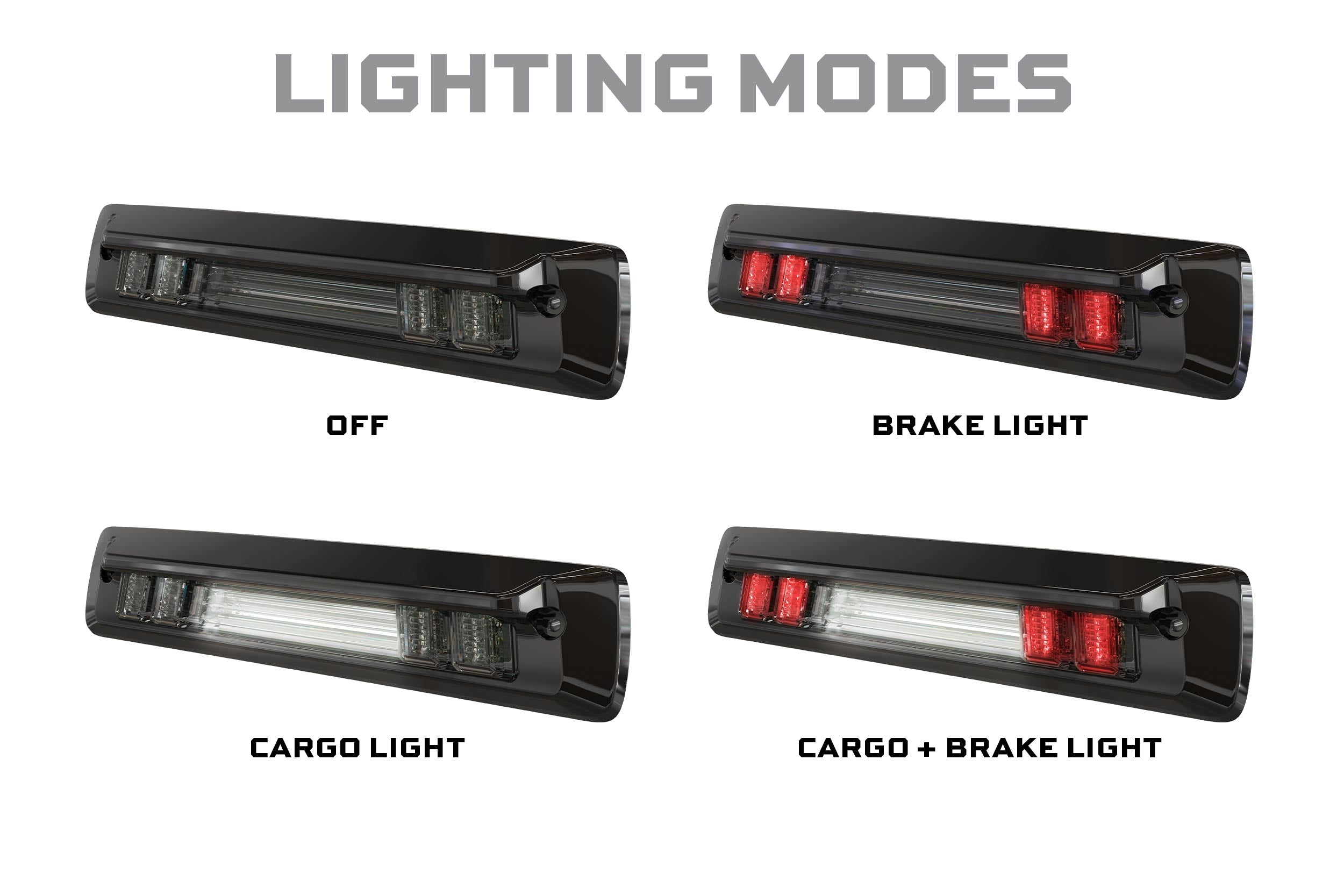 X3B LED Third Brake Light: Colorado/Canyon (15+ / Clear Lens)-5