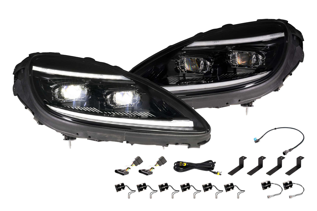 XB Evo Hybrid Headlights: 05-13 Corvette C6 (Set)-1