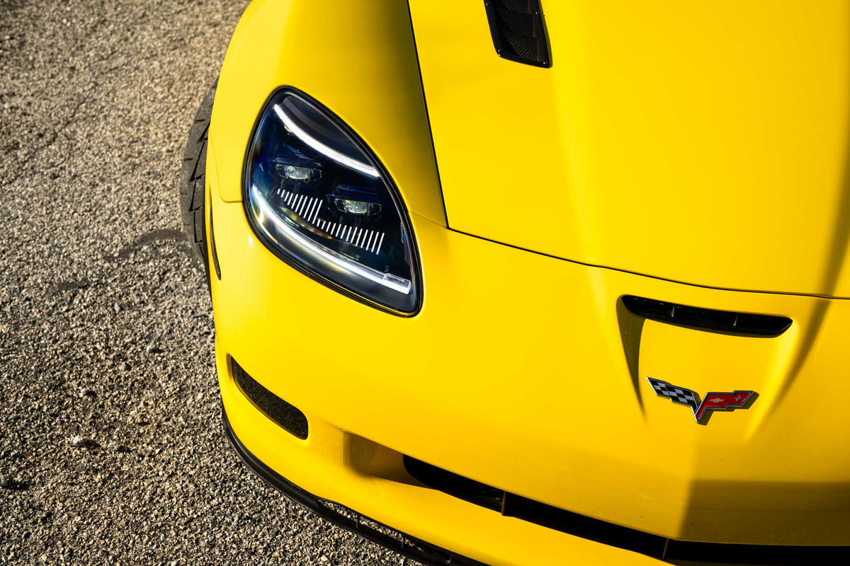 XB Evo Hybrid Headlights: 05-13 Corvette C6 (Set)-2