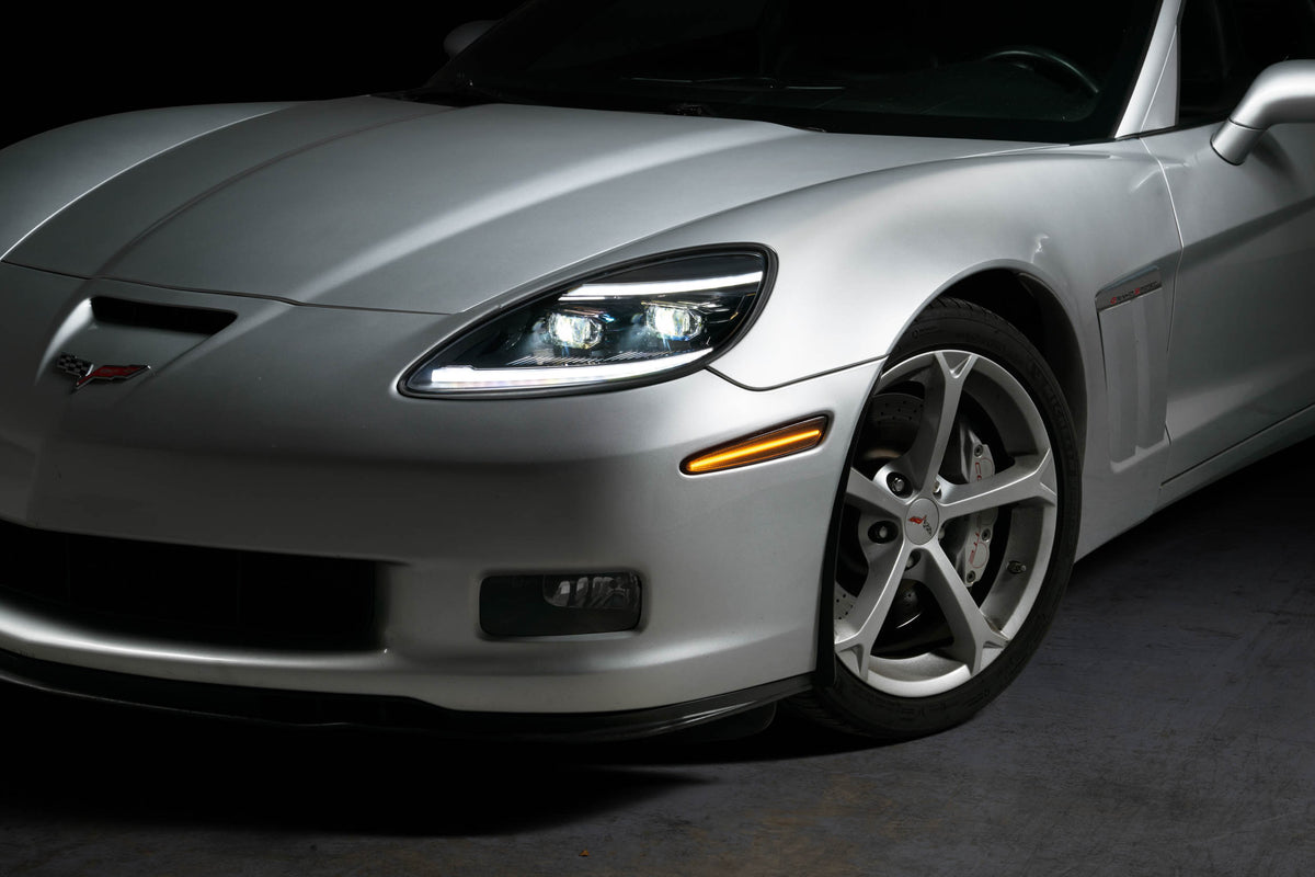 XB Evo Hybrid Headlights: 05-13 Corvette C6 (Set)-3
