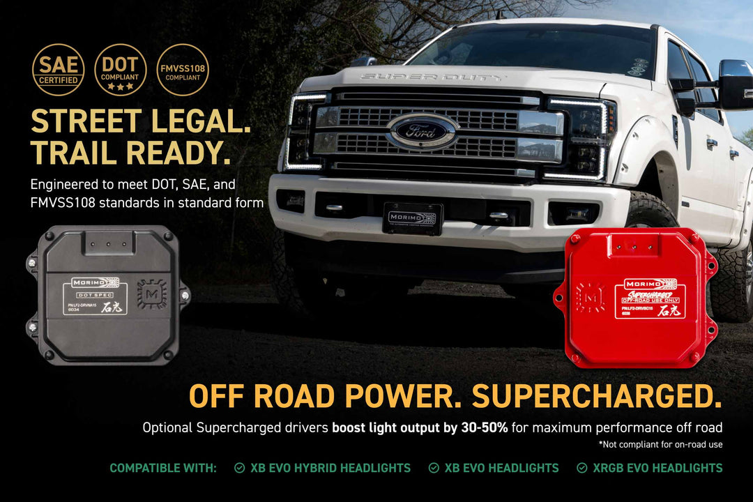 XB Evo Hybrid Headlights: 17-19 Ford Super Duty (Set)-11