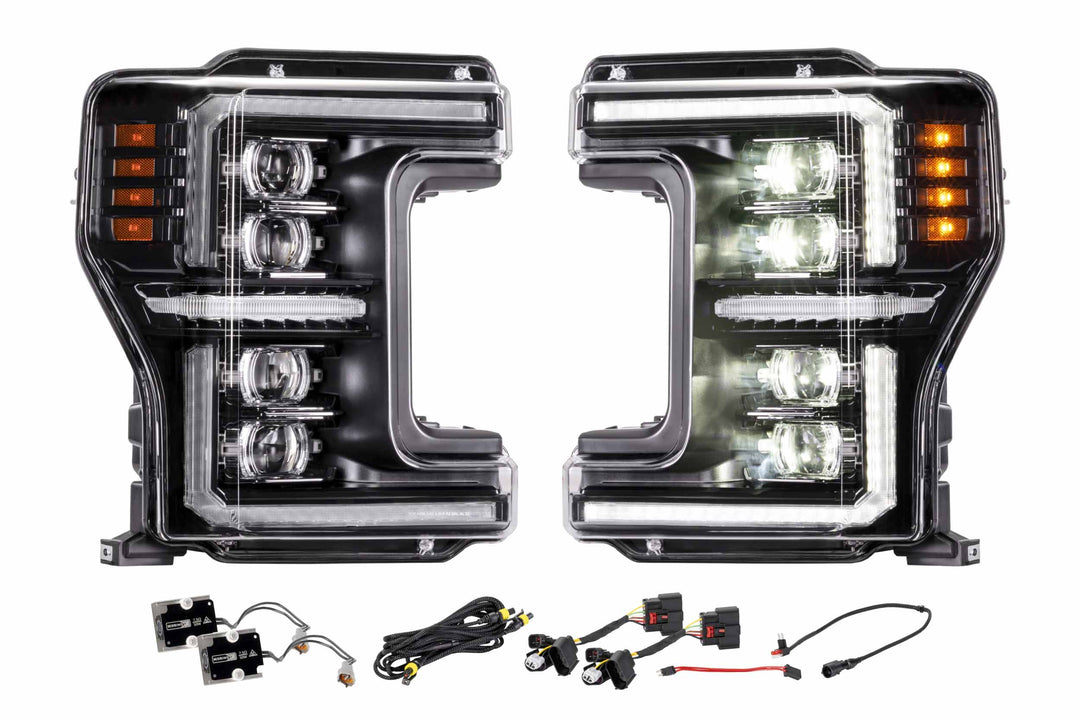 XB Evo Hybrid Headlights: 17-19 Ford Super Duty (Set)-2