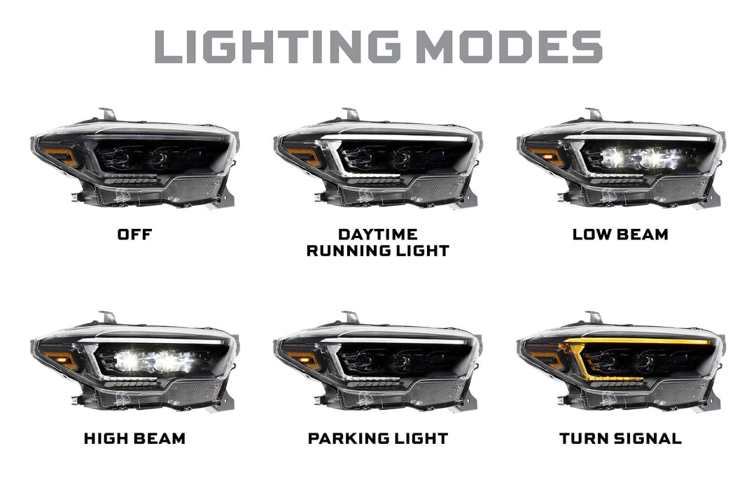 XB Evo Hybrid Headlights: Toyota Tacoma (16-23 / Set)-7