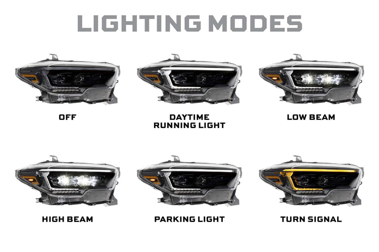 XB Evo Hybrid Headlights: Toyota Tacoma (16-23 / Set)-7