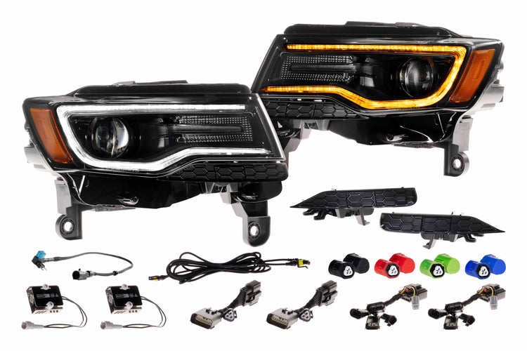 XB LED Headlights: Jeep Grand Cherokee (14-22 / Gen II / Set)-1