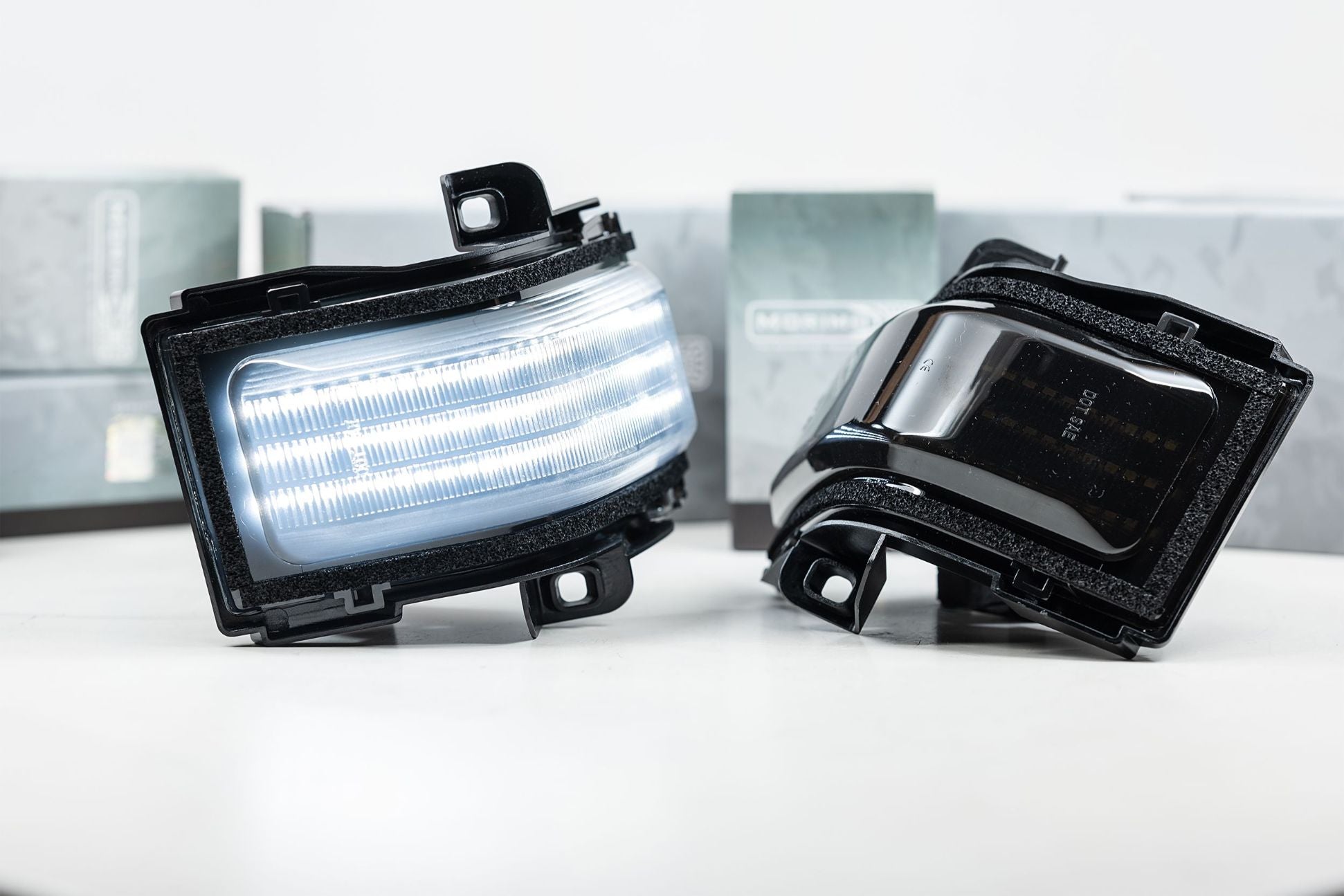 XB LED Mirror Lights: Ford Super Duty (17-19 / Pair)-LFM84
