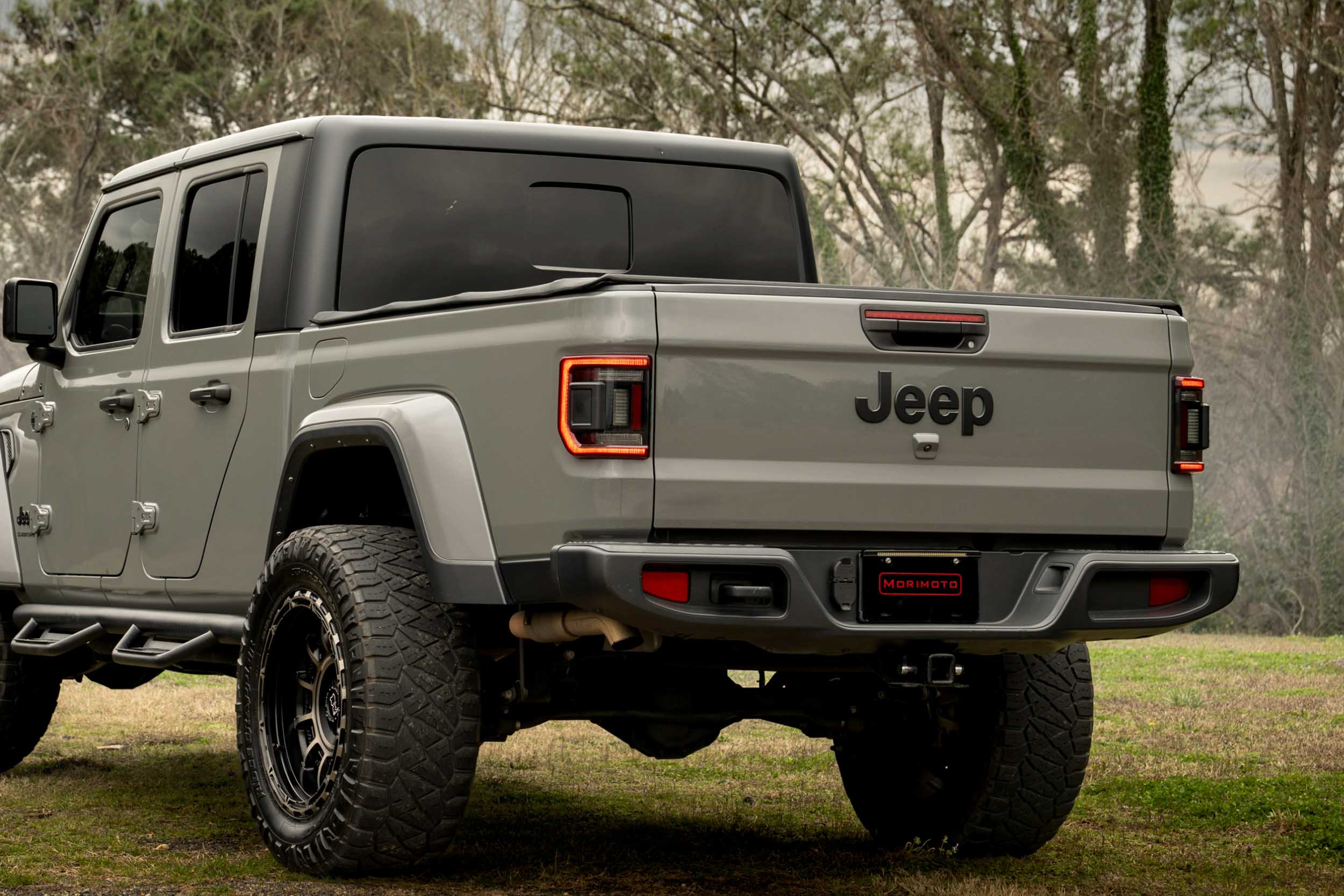 XB LED Tail Lights: 2020+ Gladiator JT (Red Lens / Set)-2