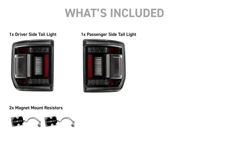 XB LED Tail Lights: 2020+ Gladiator JT (Smoked Lens / Set)-13
